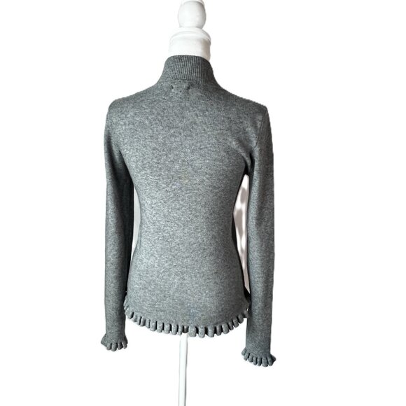 Buffalo David Bitton Mock Neck Sweater with Ruffle Trim size L - Picture 5 of 10